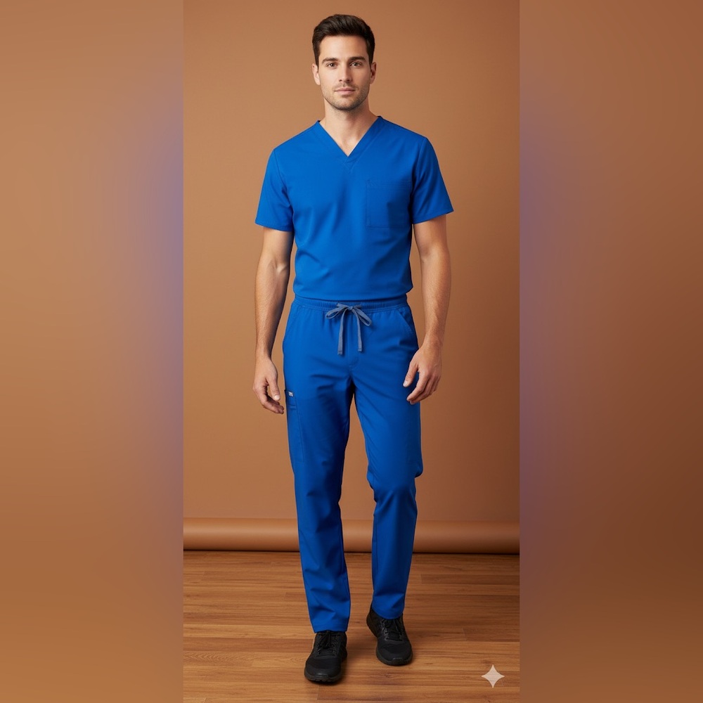 Medelita Blue Scrub bottoms